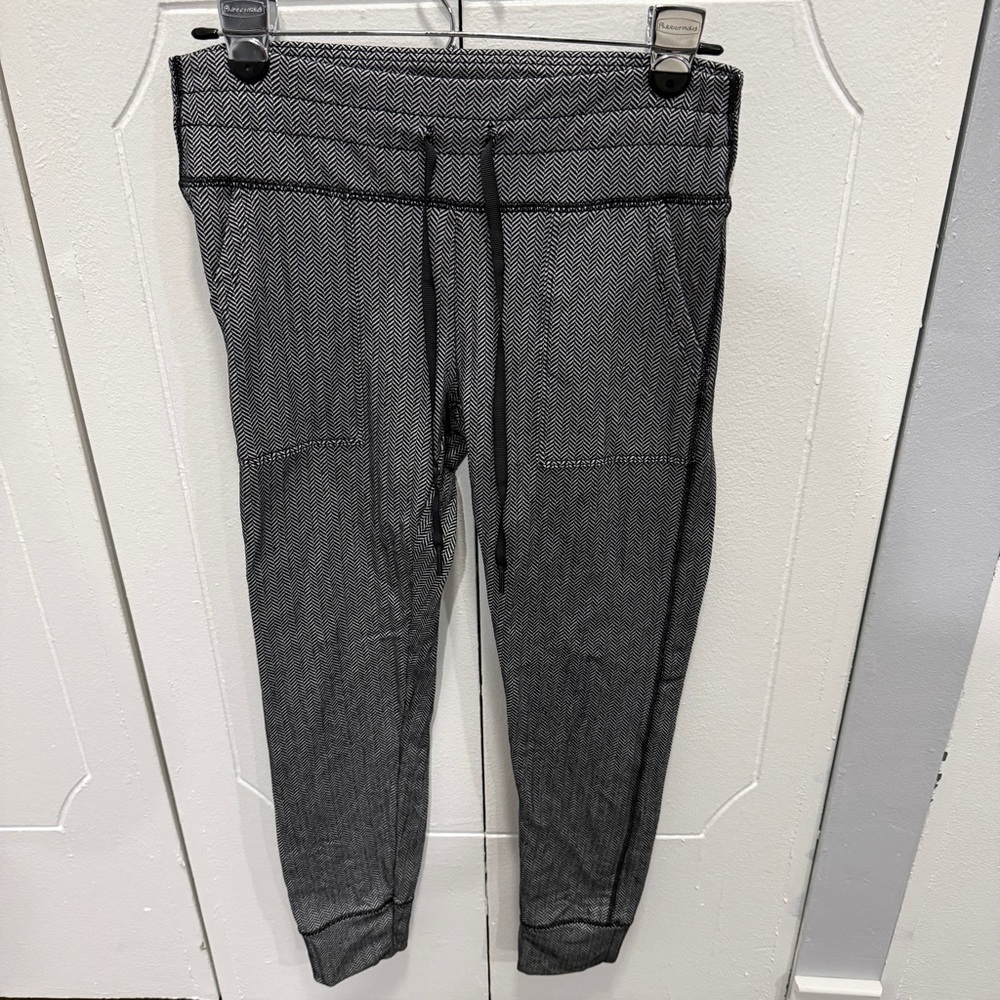 Aerie Black and White Joggers